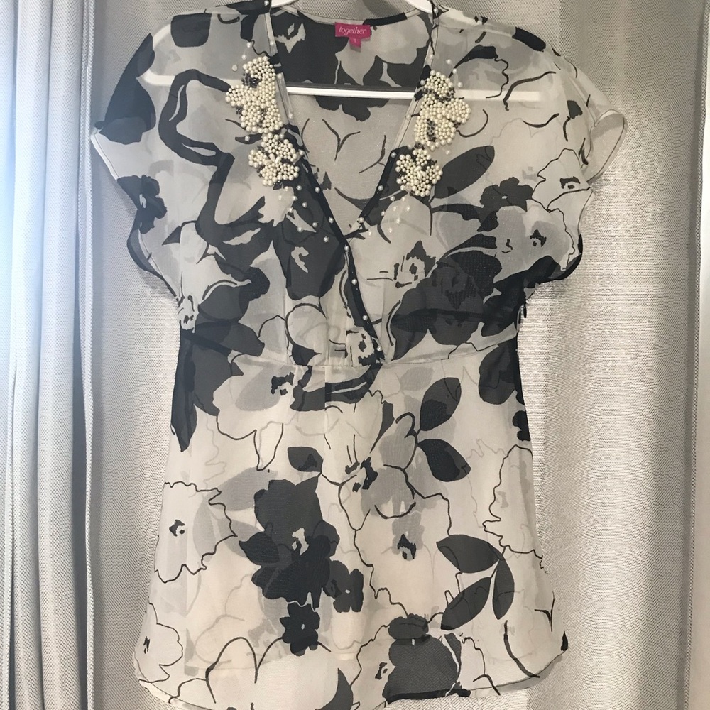 Sheer blouse